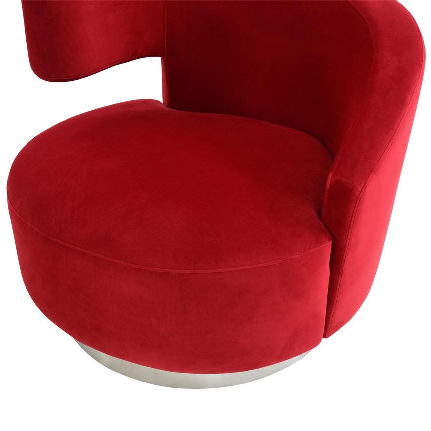 Okru II Red Accent Chair  alternate image, 6 of 8 images.