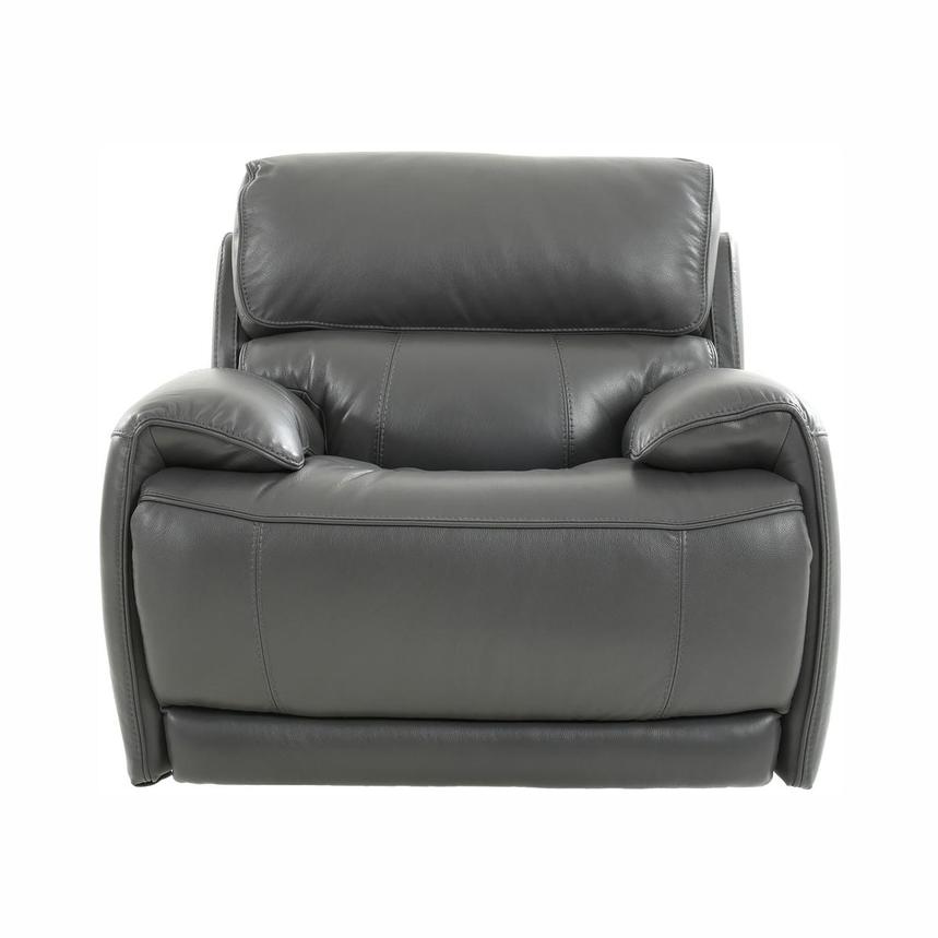 Cody Gray Leather Power Recliner  main image, 1 of 10 images.