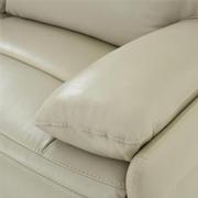 Benz Cream Leather Power Reclining Sectional with 5PCS/3PWR  alternate image, 7 of 9 images.