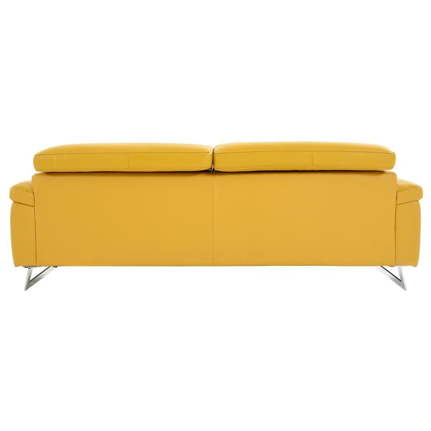 Gabrielle Yellow Leather Power Reclining Sofa  alternate image, 5 of 11 images.