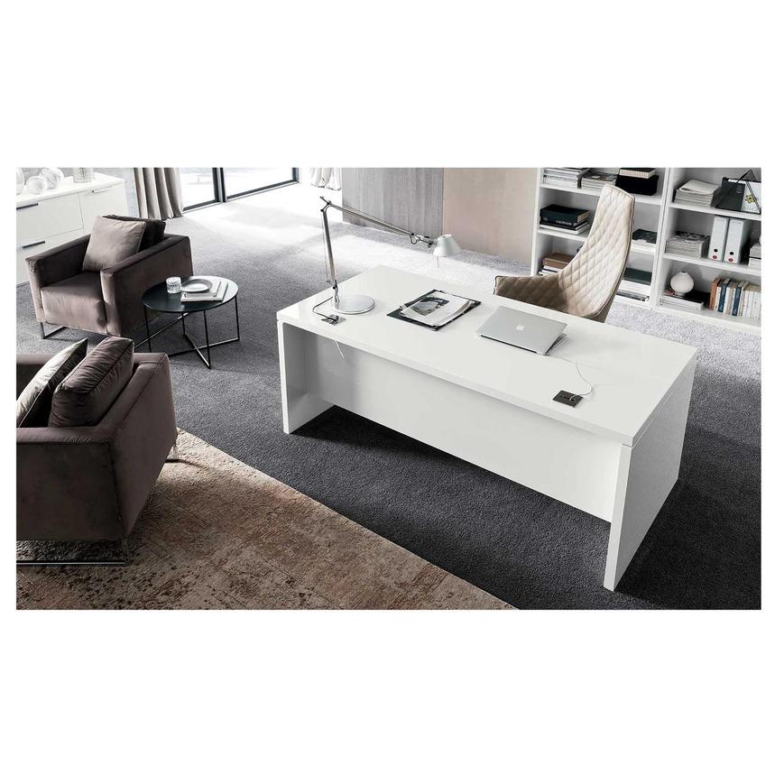 Sedona White Executive Desk El Dorado Furniture
