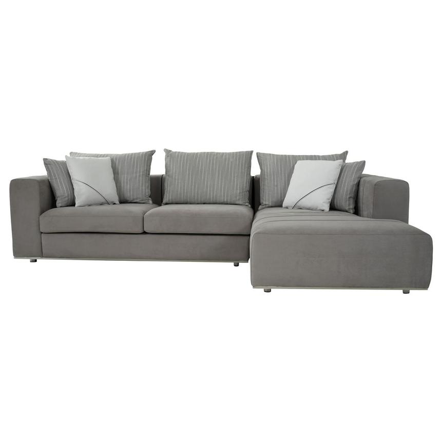 Silvia 2-Piece Sectional Sofa w/Right Chaise  alternate image, 3 of 11 images.