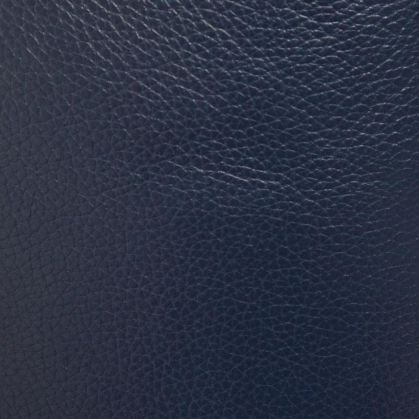 Anabel Blue Leather Loveseat  alternate image, 11 of 11 images.