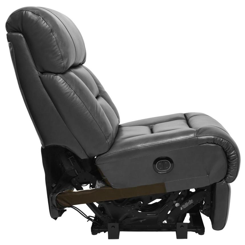 Gio Gray Armless Power Recliner  alternate image, 5 of 5 images.