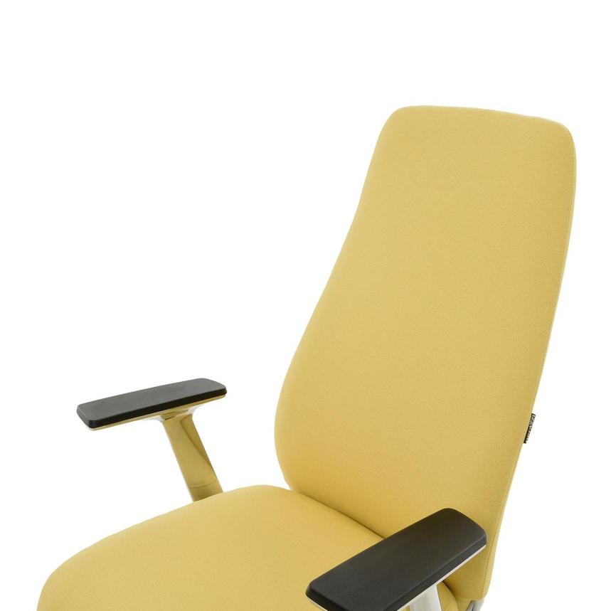 Pepe Yellow High Back Desk Chair  alternate image, 7 of 10 images.