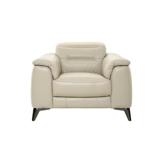 Anabel Cream Leather Chair