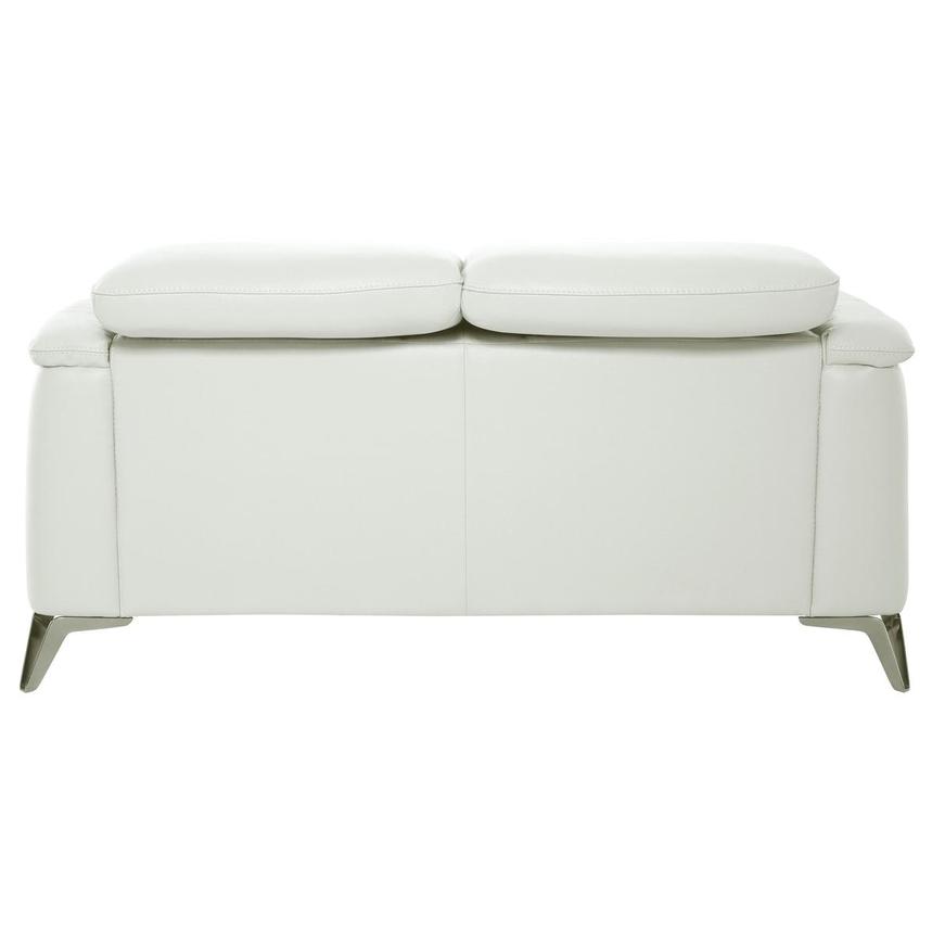 Anabel White Leather Loveseat  alternate image, 5 of 11 images.