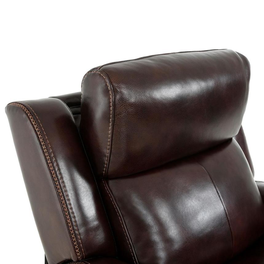 Jake Brown Leather Power Recliner  alternate image, 10 of 14 images.