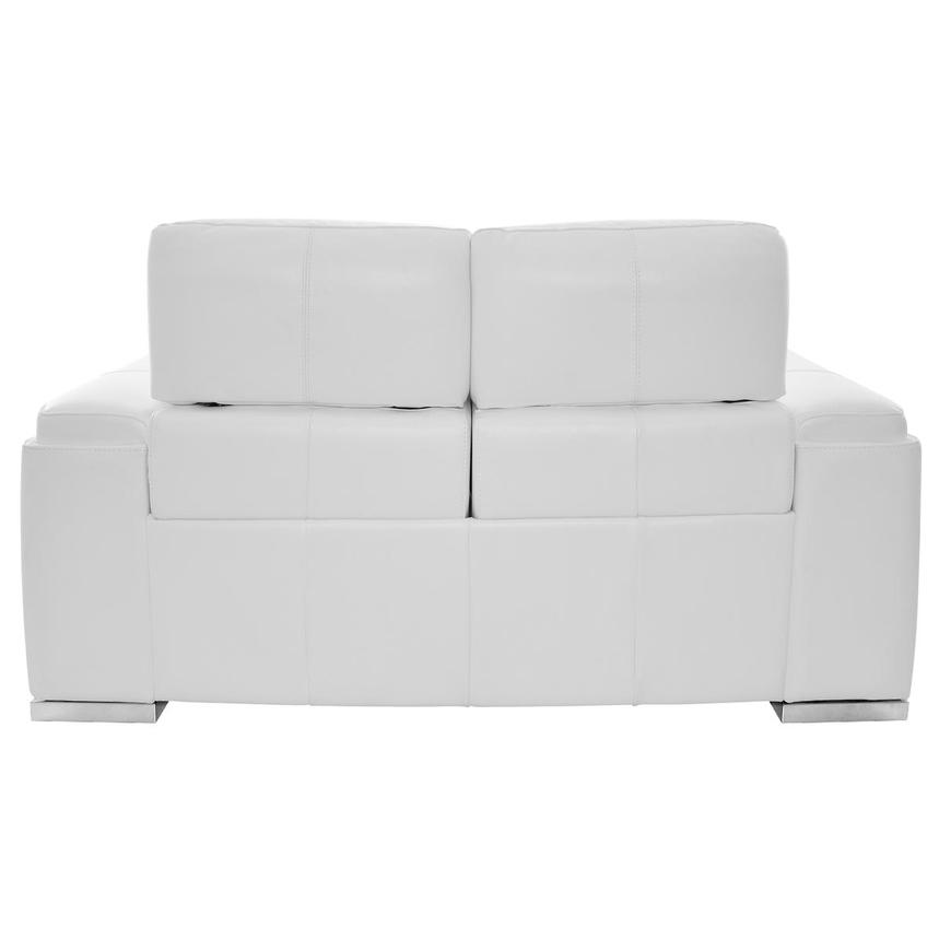Charlette White Leather Power Reclining Loveseat  alternate image, 5 of 13 images.