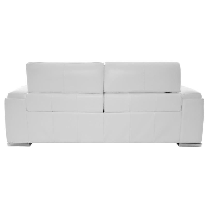 Charlette White Leather Power Reclining Sofa  alternate image, 5 of 14 images.