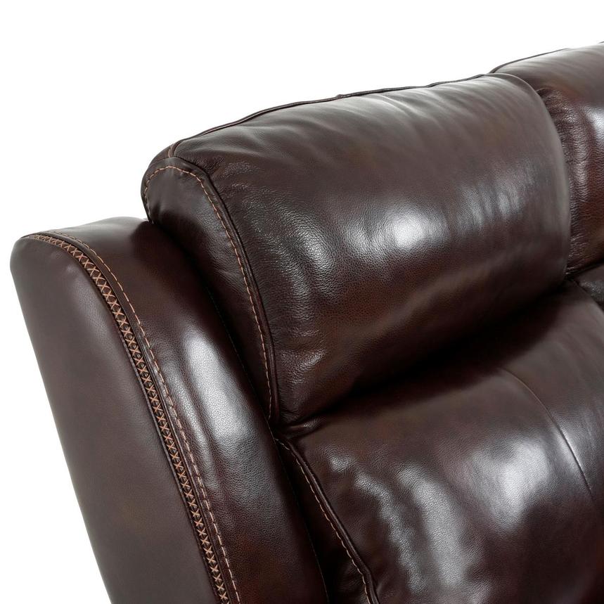 Jake Brown Leather Power Reclining Sofa  alternate image, 10 of 13 images.