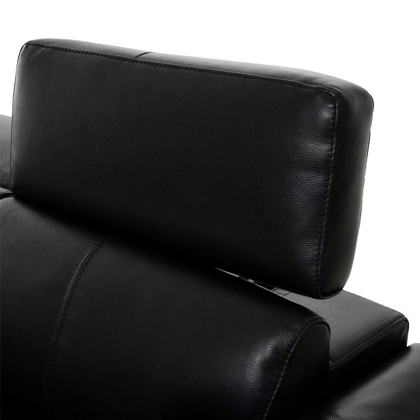 Charlie Black Leather Sofa  alternate image, 6 of 11 images.