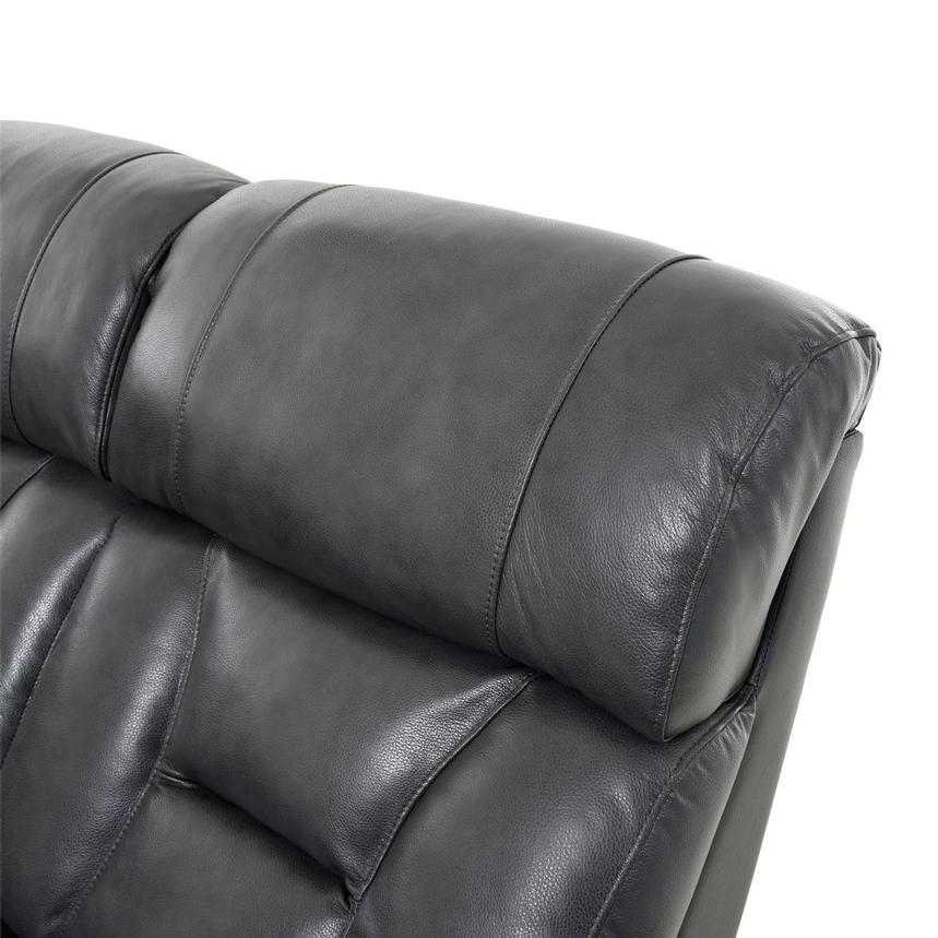 Gio Gray Leather Power Reclining Sectional with 6PCS/3PWR alternate image, 6 of 18 images.