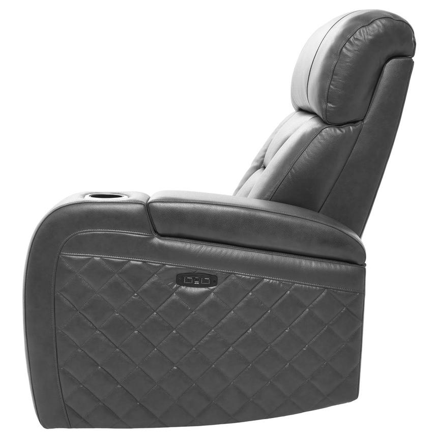 Gio Gray Right Power Recliner  alternate image, 5 of 5 images.