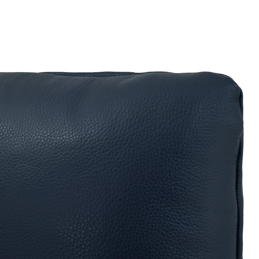 Cute Blue Leather Swivel Chair w/2 Pillows  alternate image, 10 of 11 images.