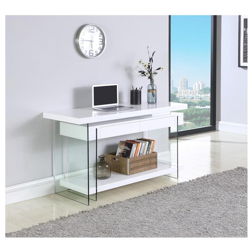 Cherish White L-Shaped Desk | El Dorado Furniture Cherish White L-Shaped Desk | El Dorado Furniture