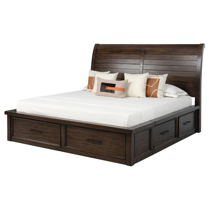 Justin Brown 4-Piece King Bedroom Set  alternate image, 3 of 6 images.