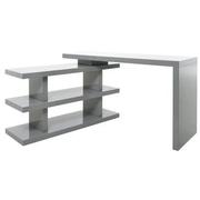 Jax Gray L-Shaped Desk  main image, 1 of 8 images.