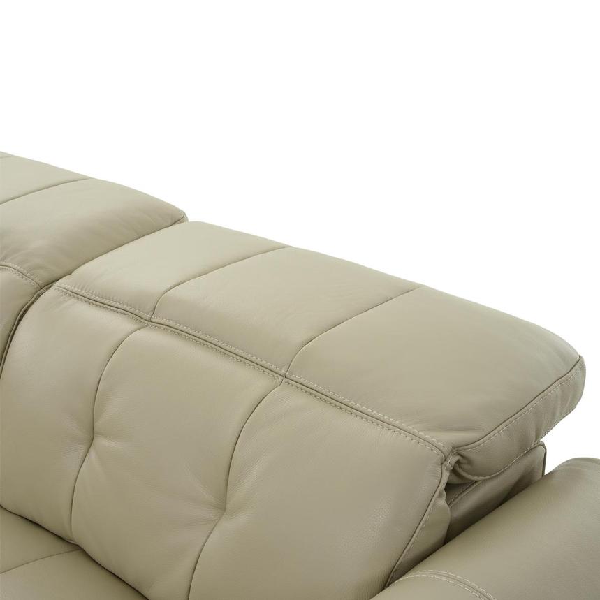 Dolomite Cream Leather Power Reclining Sectional with 5PCS/3PWR  alternate image, 8 of 13 images.