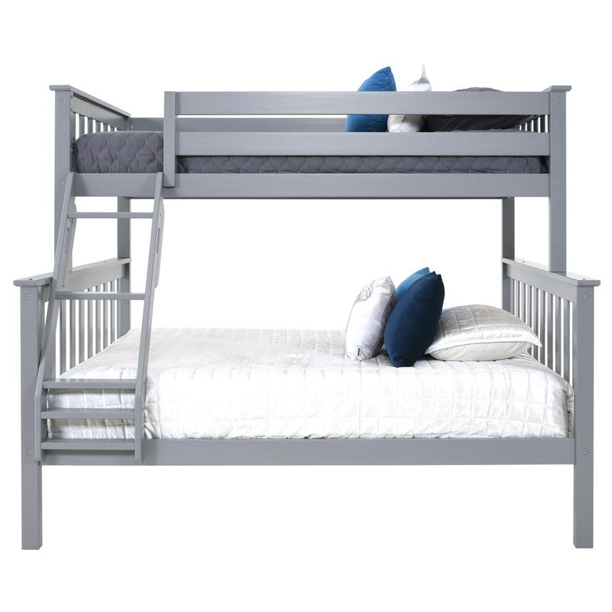 Ayden Gray Twin Over Full Bunk Bed  main image, 1 of 6 images.