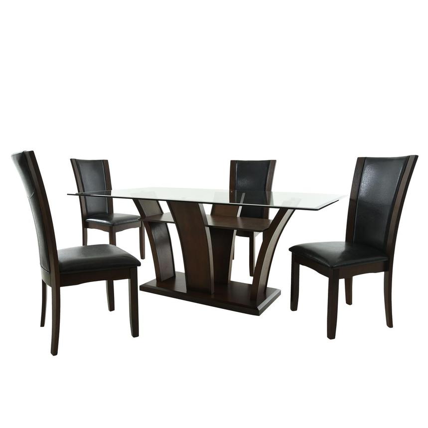 Brooks Brown 5-Piece Dining Set  main image, 1 of 20 images.