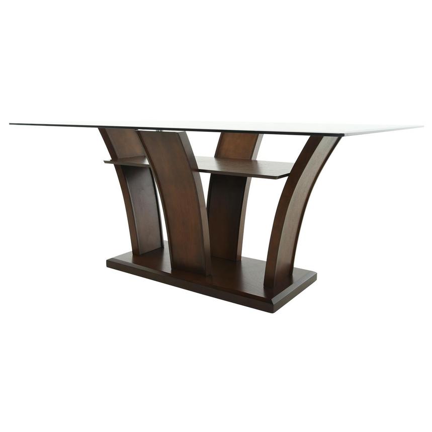 Brooks Rectangular Dining Table El, Rectangular Pedestal Table Base