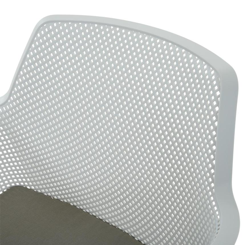 Net White Accent Chair w/Cushion  alternate image, 5 of 8 images.