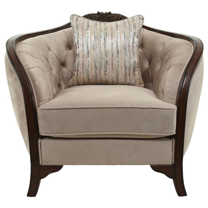 Vivaldi Brown Accent Chair  main image, 1 of 10 images.