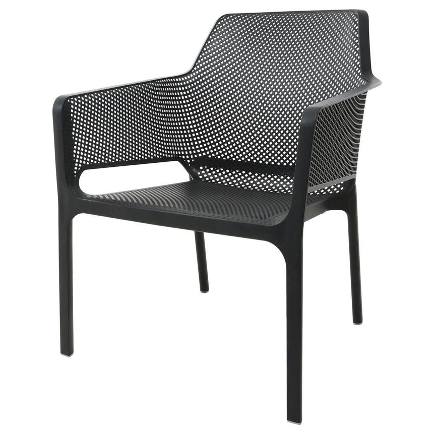 Net Dark Gray Accent Chair  alternate image, 2 of 9 images.