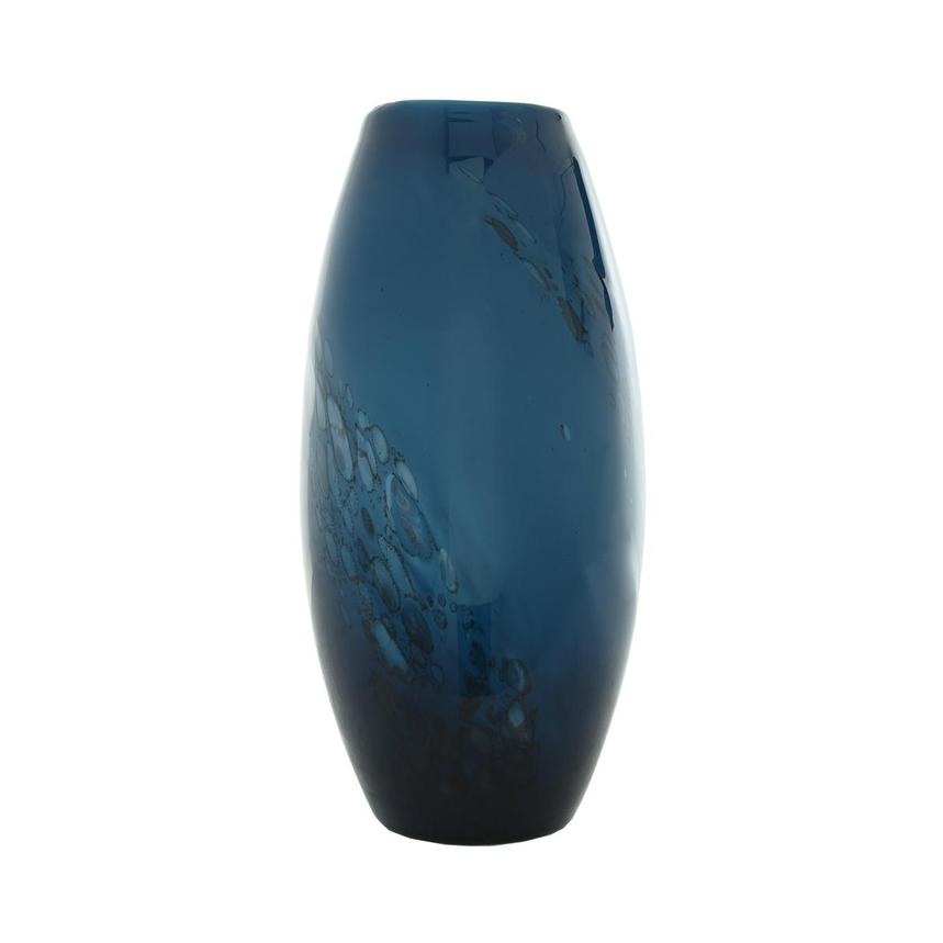 Splash Blue Large Glass Vase  main image, 1 of 3 images.