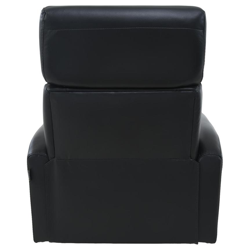 Lucca Black Leather Power Glider Recliner  alternate image, 5 of 10 images.