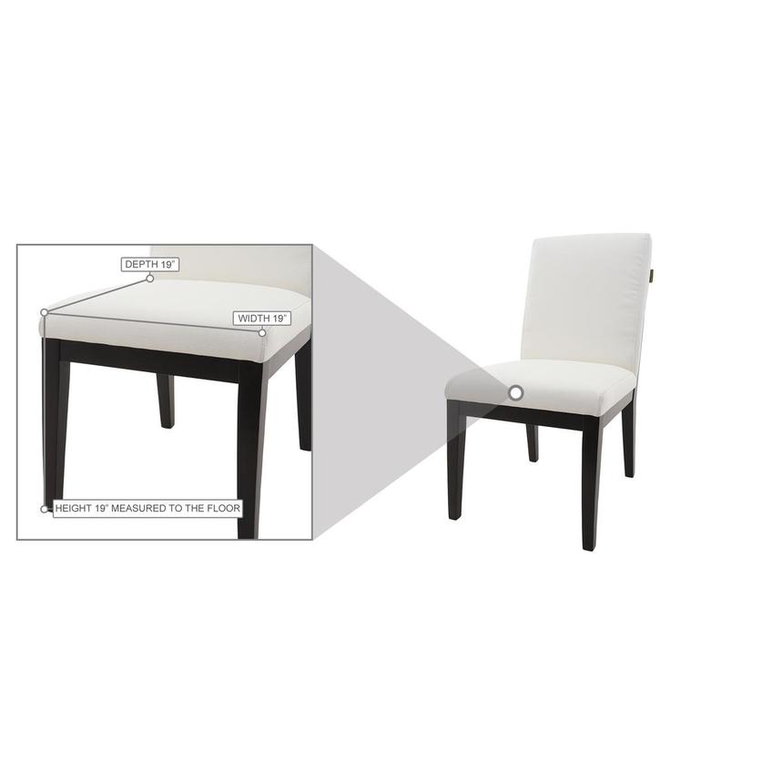 Suria White Side Chair | El Dorado Furniture