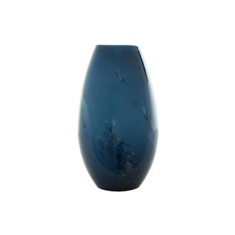 Splash Blue Small Glass Vase