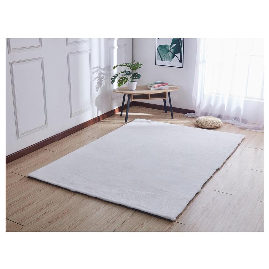 Bash White 5' x 7' Area Rug | El Dorado Furniture