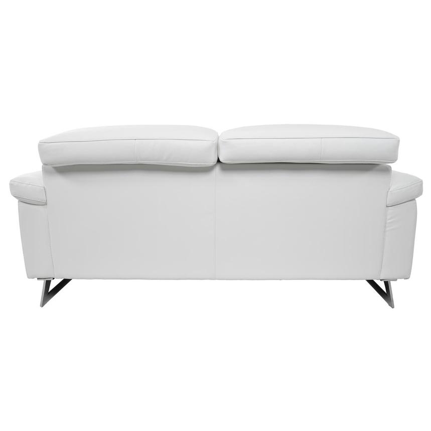Gabrielle White Leather Power Reclining Loveseat  alternate image, 5 of 11 images.