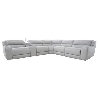 Cosmo II Leather Power Reclining Sectional with 6PCS/2PWR
