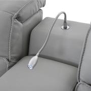 Cosmo II Leather Power Reclining Sectional with 6PCS/2PWR  alternate image, 15 of 22 images.