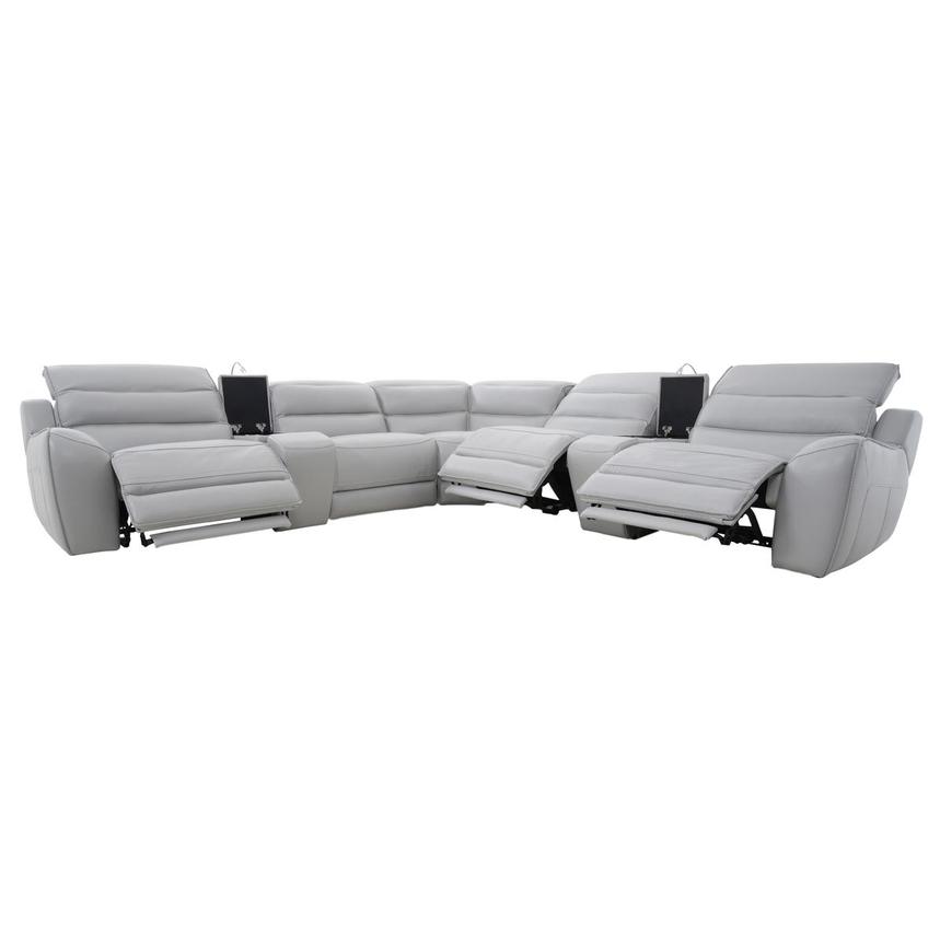 Cosmo II Leather Power Reclining Sectional with 7PCS/3PWR  alternate image, 5 of 28 images.