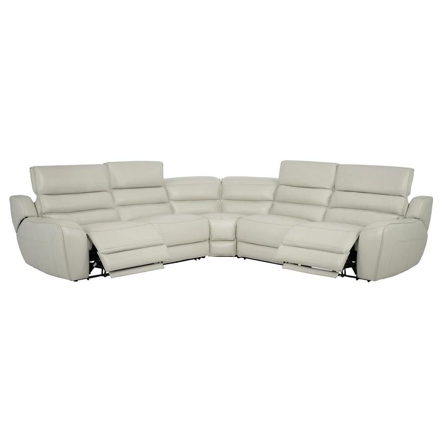 Cosmo II Leather Power Reclining Sectional with 5PCS/2PWR  alternate image, 3 of 9 images.