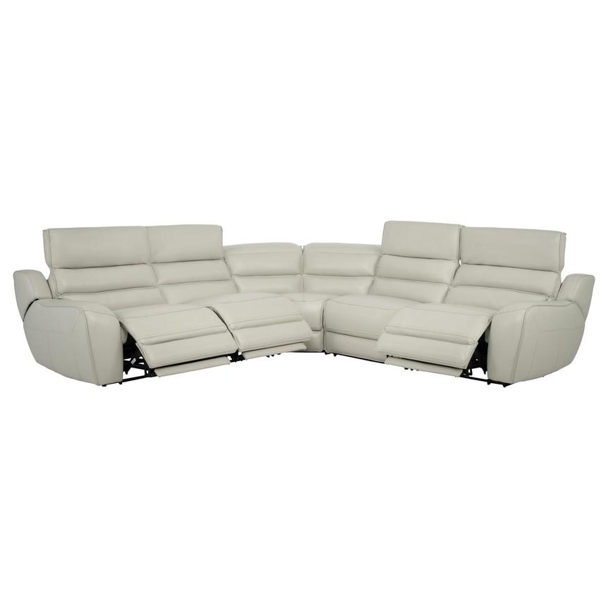 Cosmo II Leather Power Reclining Sectional with 5PCS/3PWR  alternate image, 3 of 9 images.