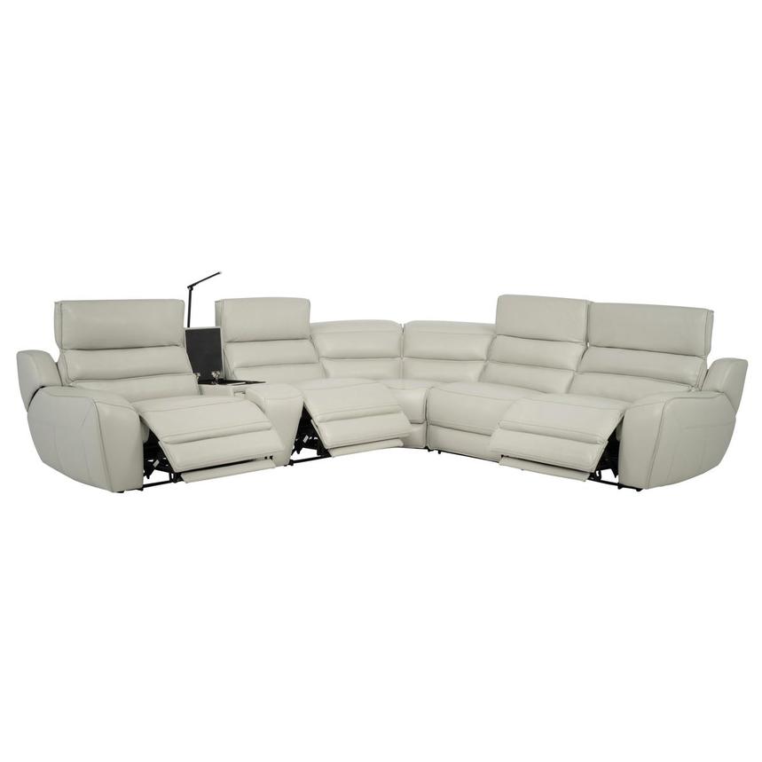 Cosmo II Leather Power Reclining Sectional with 6PCS/3PWR  alternate image, 3 of 16 images.