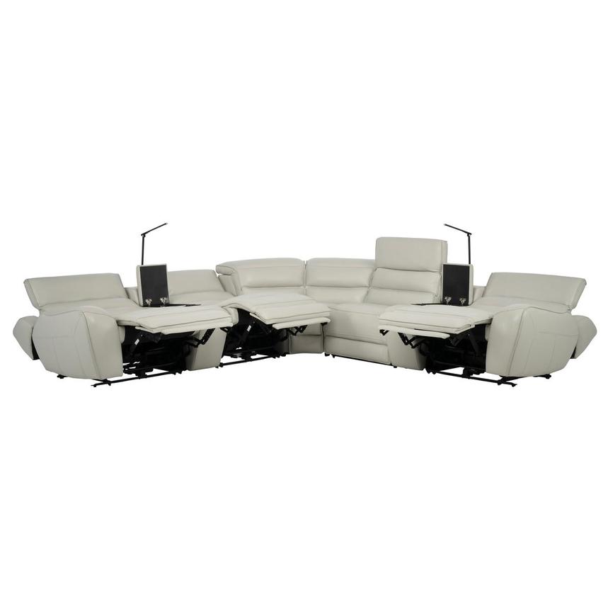 Cosmo II Leather Power Reclining Sectional with 7PCS/3PWR  alternate image, 3 of 12 images.