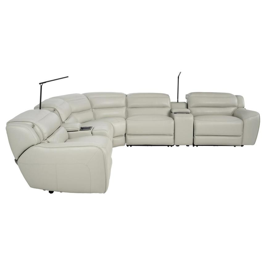 Cosmo II Leather Power Reclining Sectional with 7PCS/3PWR alternate image, 4 of 11 images.