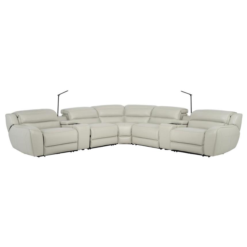 Cosmo II Leather Power Reclining Sectional with 7PCS/3PWR  main image, 1 of 11 images.