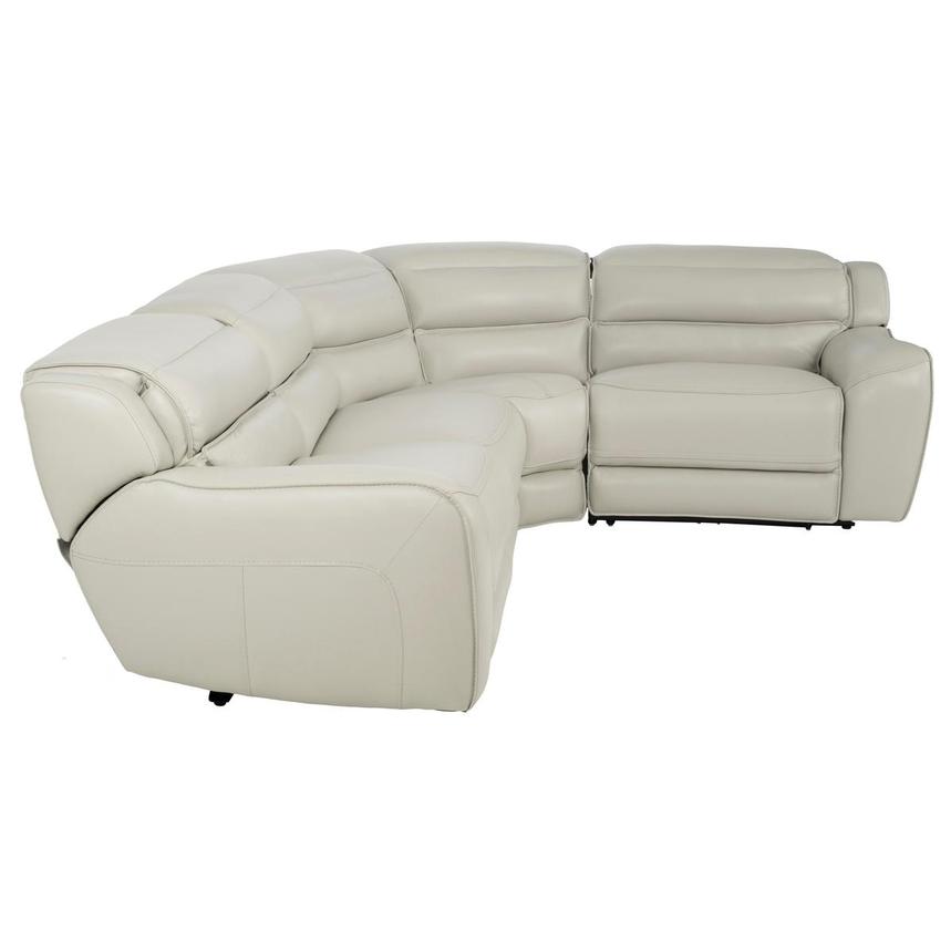 Cosmo II Leather Power Reclining Sectional with 4PCS/2PWR alternate image, 4 of 8 images.