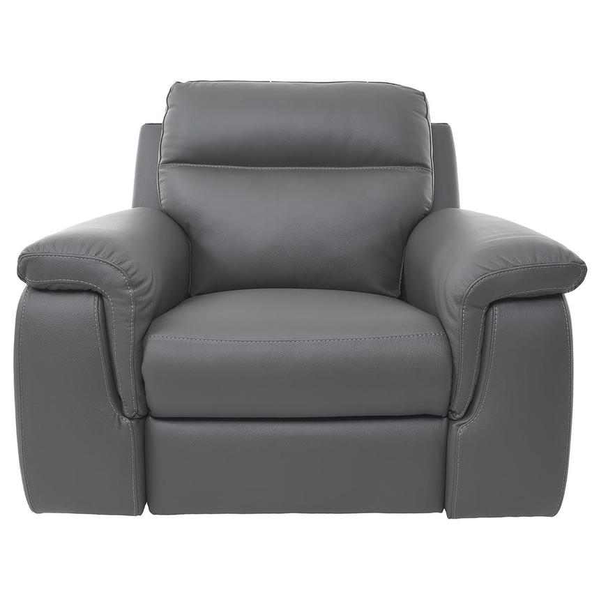 Alan Gray Leather Power Recliner  main image, 1 of 14 images.