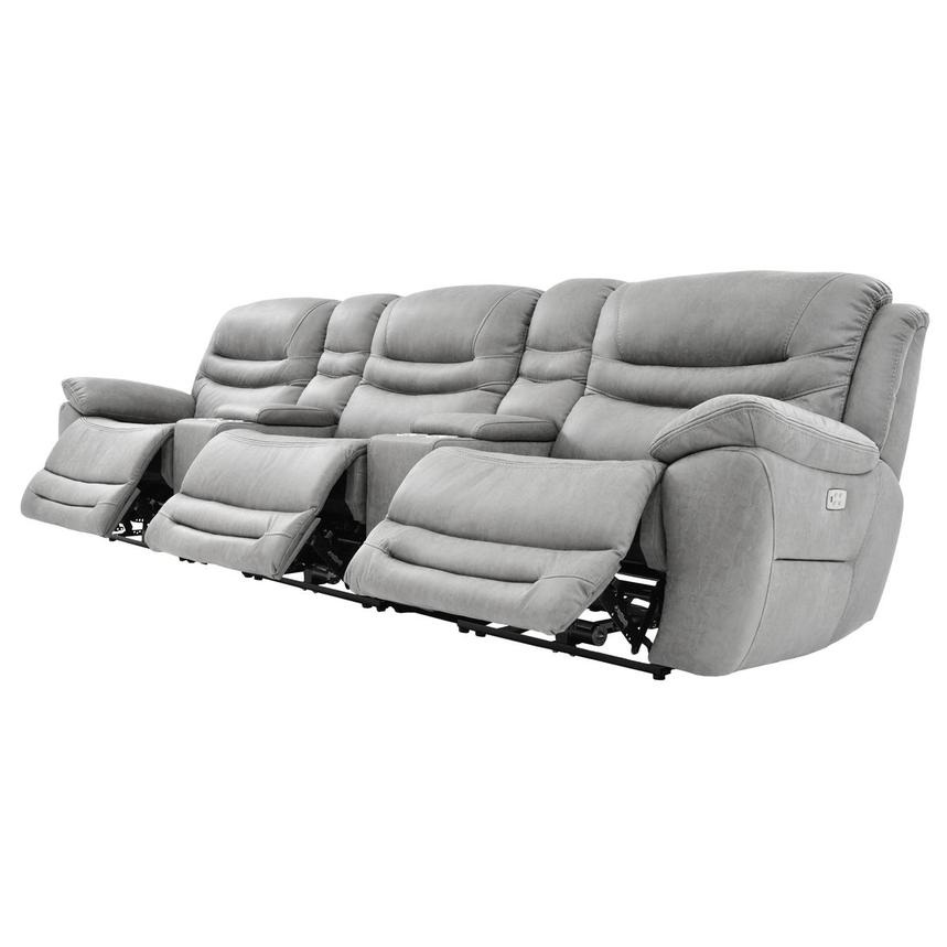 Dan Gray Home Theater Seating with 5PCS/3PWR  alternate image, 3 of 9 images.
