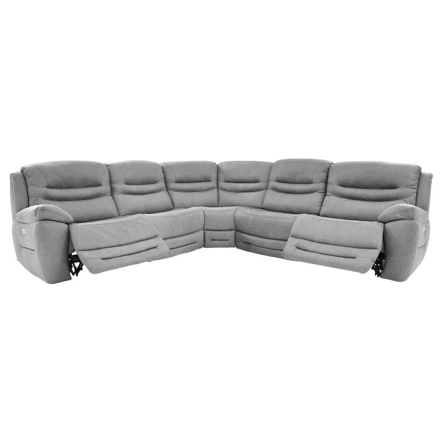 Dan Gray Power Reclining Sectional with 5PCS/2PWR  alternate image, 2 of 8 images.