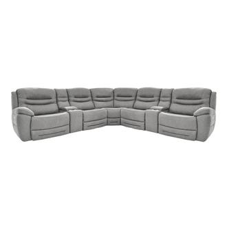 Dan Gray Power Reclining Sectional with 7PCS/3PWR