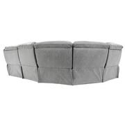 Dan Gray Power Reclining Sectional with 4PCS/2PWR  alternate image, 4 of 8 images.